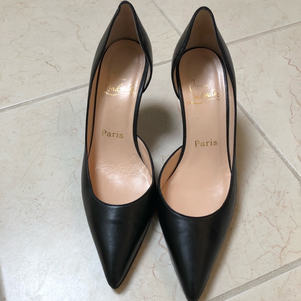 Louboutin black heels